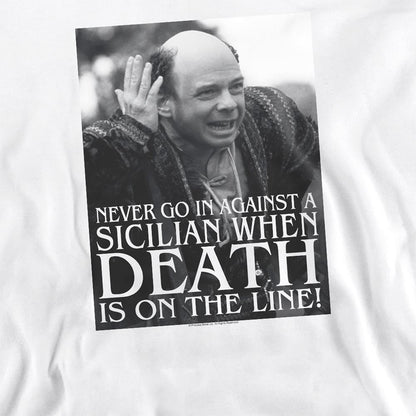 White - Side - The Princess Bride Unisex Adult Sicilian Sweatshirt