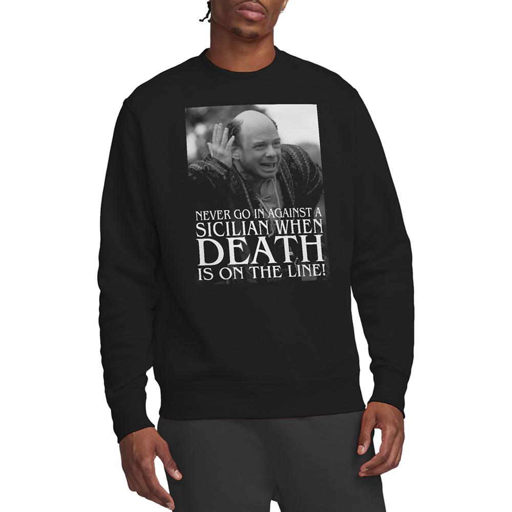 Black - Back - The Princess Bride Unisex Adult Sicilian Sweatshirt