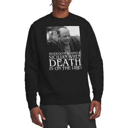 Black - Back - The Princess Bride Unisex Adult Sicilian Sweatshirt
