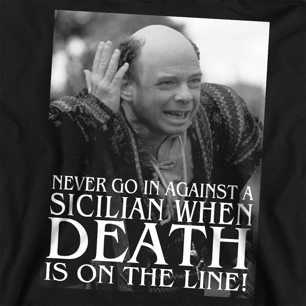 Black - Side - The Princess Bride Unisex Adult Sicilian Sweatshirt