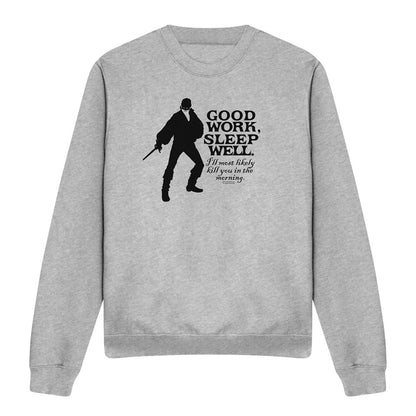 Athletic Heather - Front - The Princess Bride Unisex Adult Good Work Sweatshirt