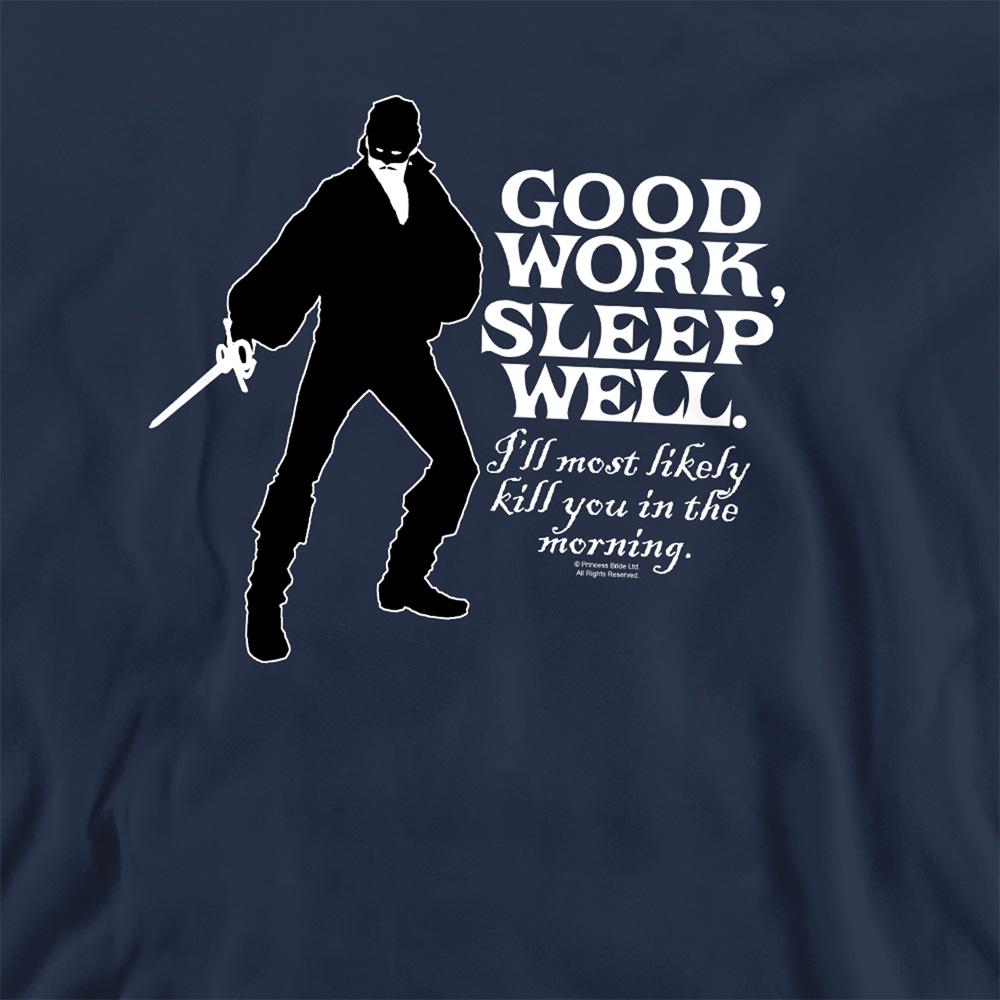 Navy - Side - The Princess Bride Unisex Adult Good Work Sweatshirt