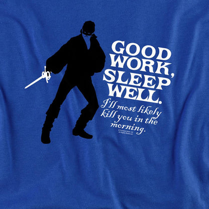 Royal Blue - Side - The Princess Bride Unisex Adult Good Work Sweatshirt