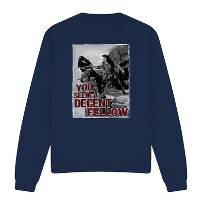 Navy - Front - The Princess Bride Unisex Adult You Seem A Decent Fellow Sweatshirt