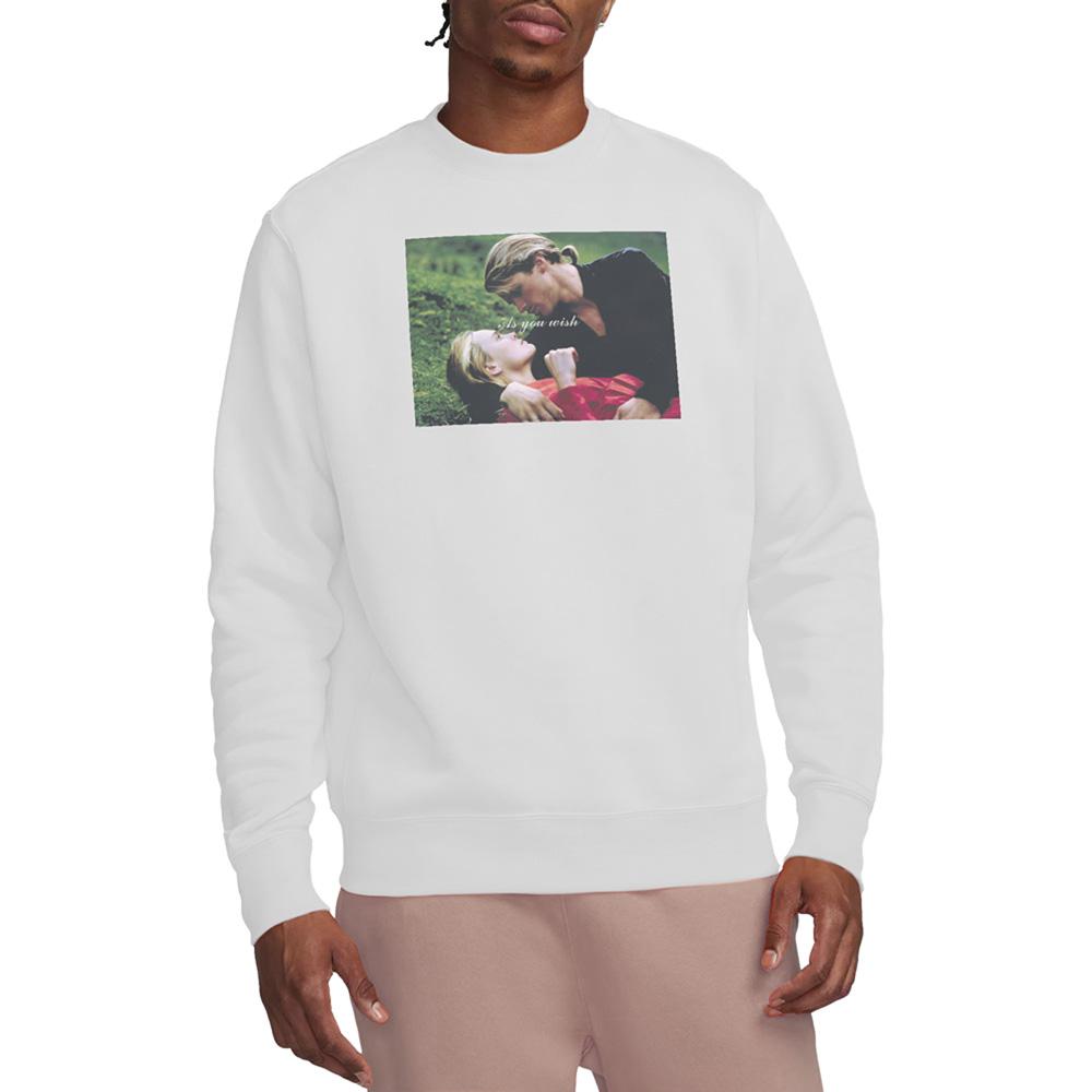 White - Back - The Princess Bride Unisex Adult As You Wish Sweatshirt