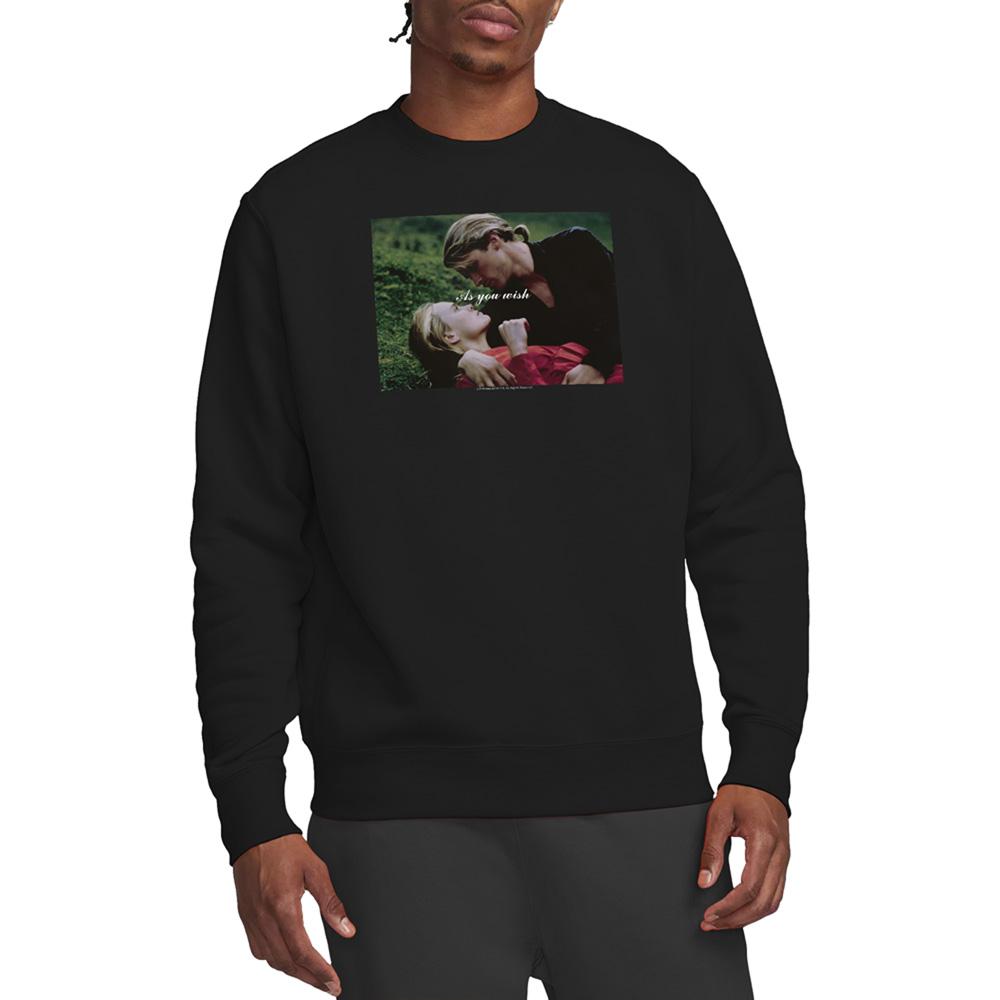Black - Back - The Princess Bride Unisex Adult As You Wish Sweatshirt