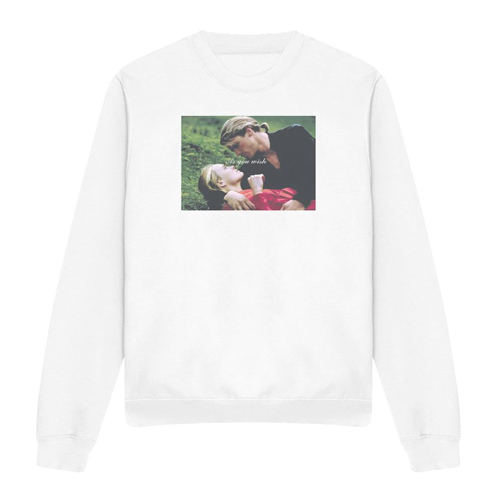 White - Front - The Princess Bride Unisex Adult As You Wish Sweatshirt