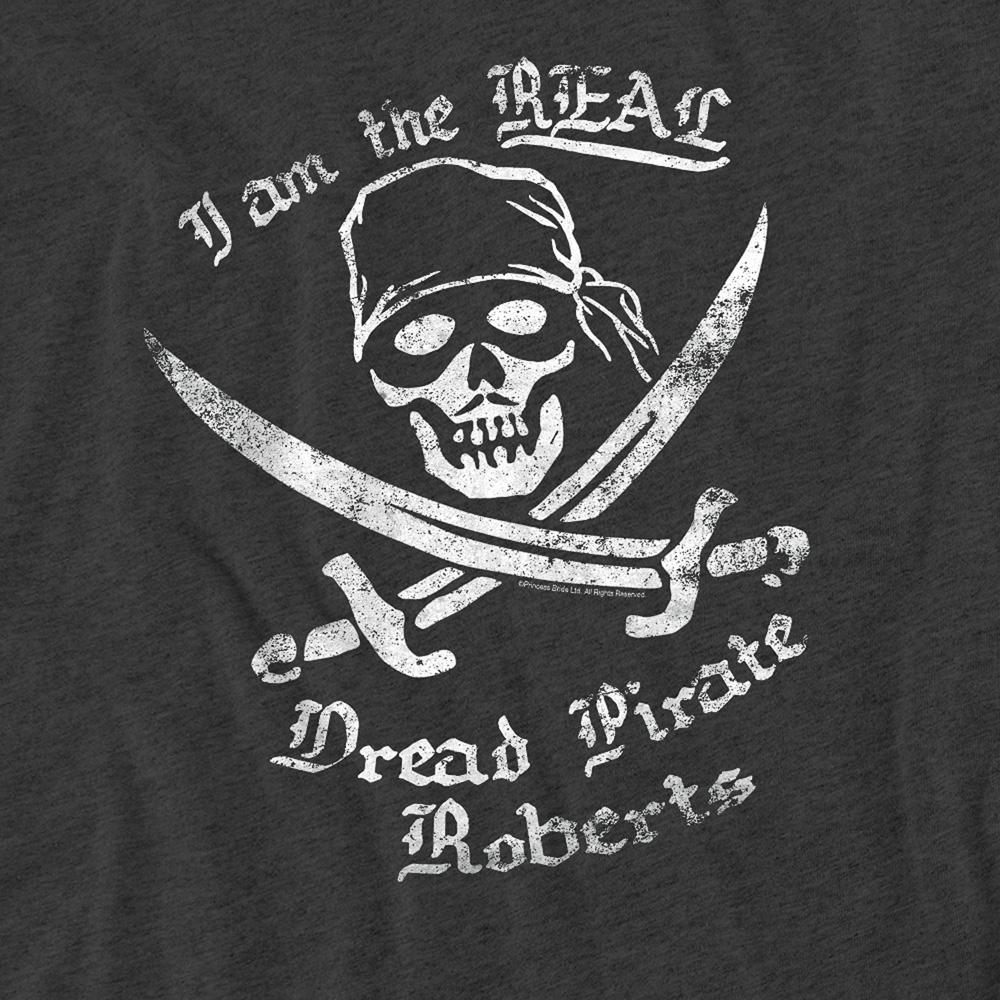 Red - Side - The Princess Bride Unisex Adult The Real Dread Pirate Roberts Heather T-Shirt