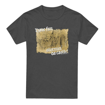 Charcoal - Front - The Princess Bride Unisex Adult Stormin Da Castle Heather T-Shirt