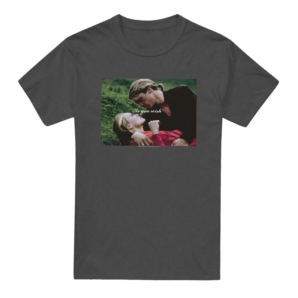 Charcoal - Front - The Princess Bride Unisex Adult As You Wish Heather T-Shirt