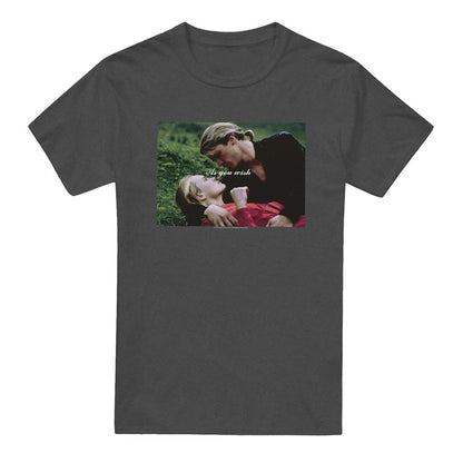 Charcoal - Front - The Princess Bride Unisex Adult As You Wish Heather T-Shirt