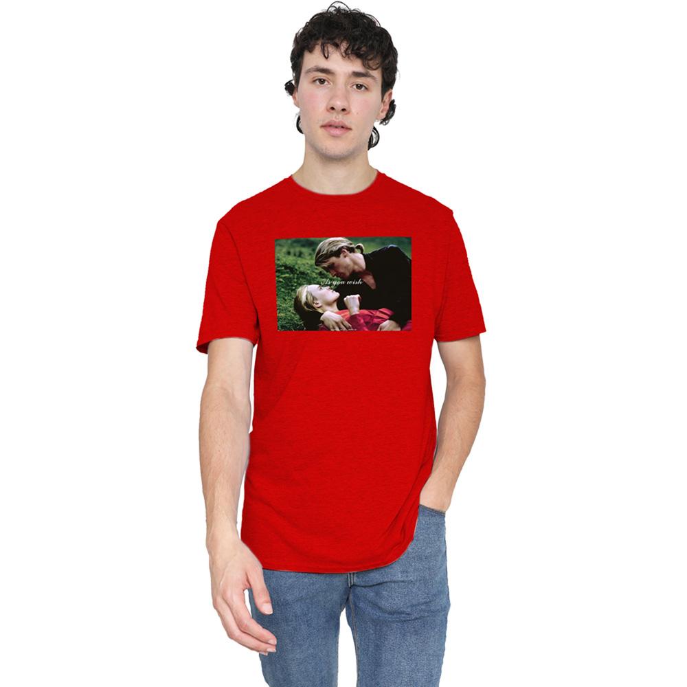 Red - Back - The Princess Bride Unisex Adult As You Wish Heather T-Shirt