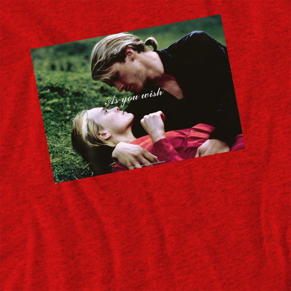Red - Side - The Princess Bride Unisex Adult As You Wish Heather T-Shirt