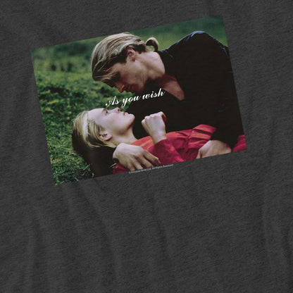 Charcoal - Side - The Princess Bride Unisex Adult As You Wish Heather T-Shirt