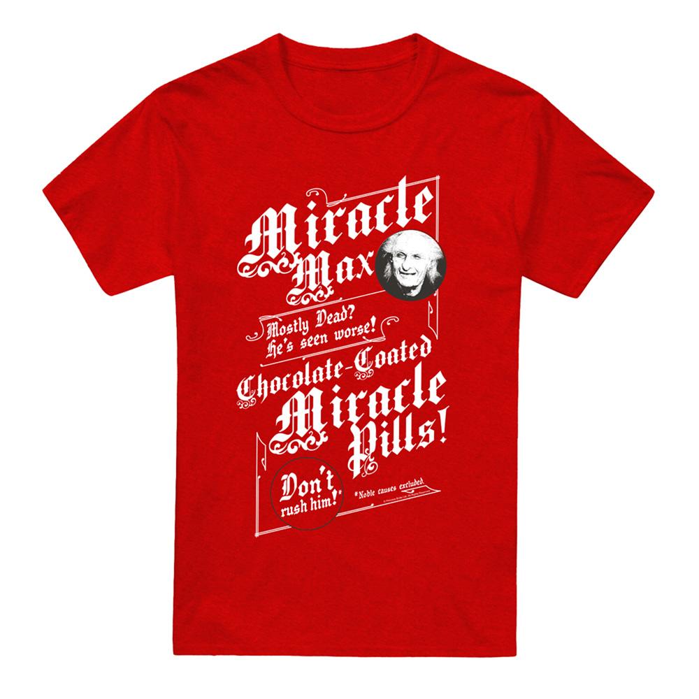 Red - Front - The Princess Bride Unisex Adult Miracle Max Heather T-Shirt