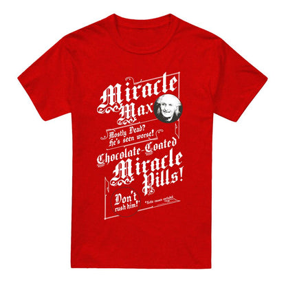 Red - Front - The Princess Bride Unisex Adult Miracle Max Heather T-Shirt