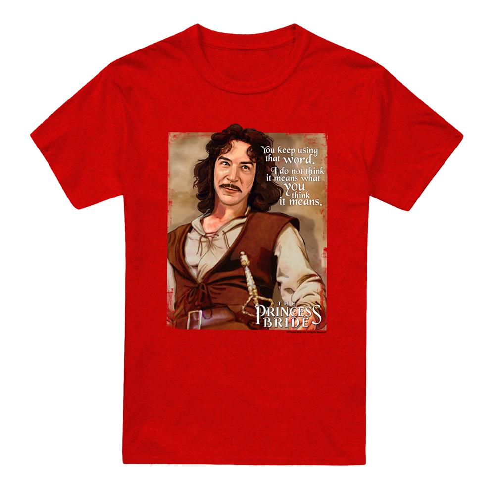 Charcoal - Front - The Princess Bride Unisex Adult Word Heather T-Shirt