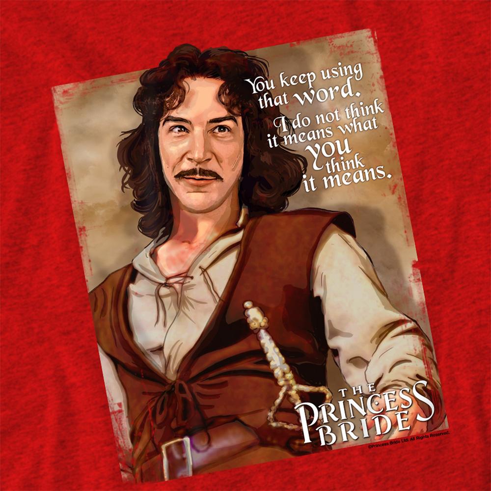 Charcoal - Lifestyle - The Princess Bride Unisex Adult Word Heather T-Shirt