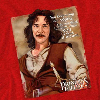Charcoal - Lifestyle - The Princess Bride Unisex Adult Word Heather T-Shirt