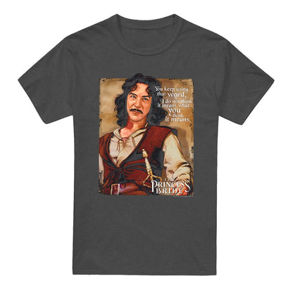 Red - Front - The Princess Bride Unisex Adult Word Heather T-Shirt