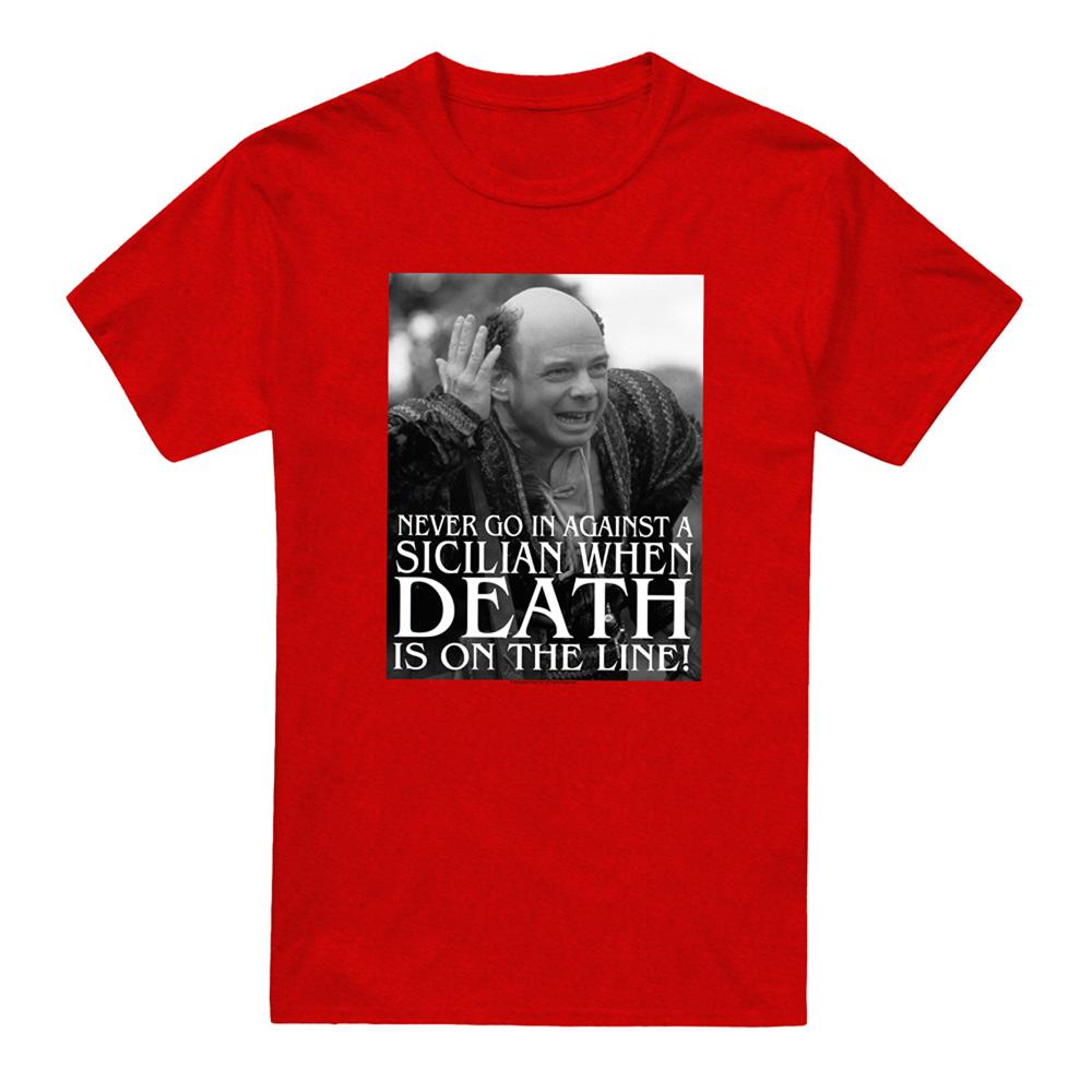 Red - Front - The Princess Bride Unisex Adult Sicilian Heather T-Shirt