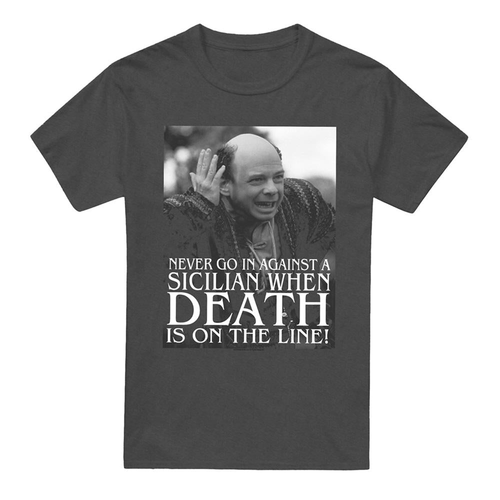 Charcoal - Front - The Princess Bride Unisex Adult Sicilian Heather T-Shirt