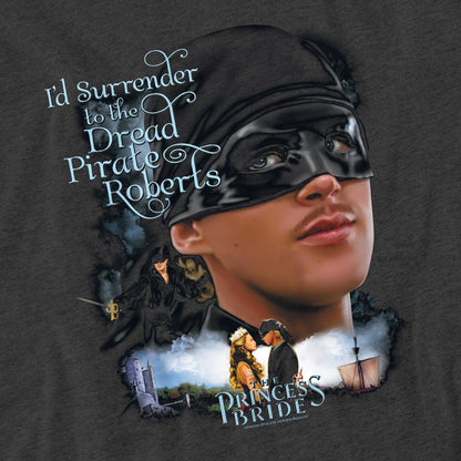 Red - Side - The Princess Bride Unisex Adult Surrender Heather T-Shirt