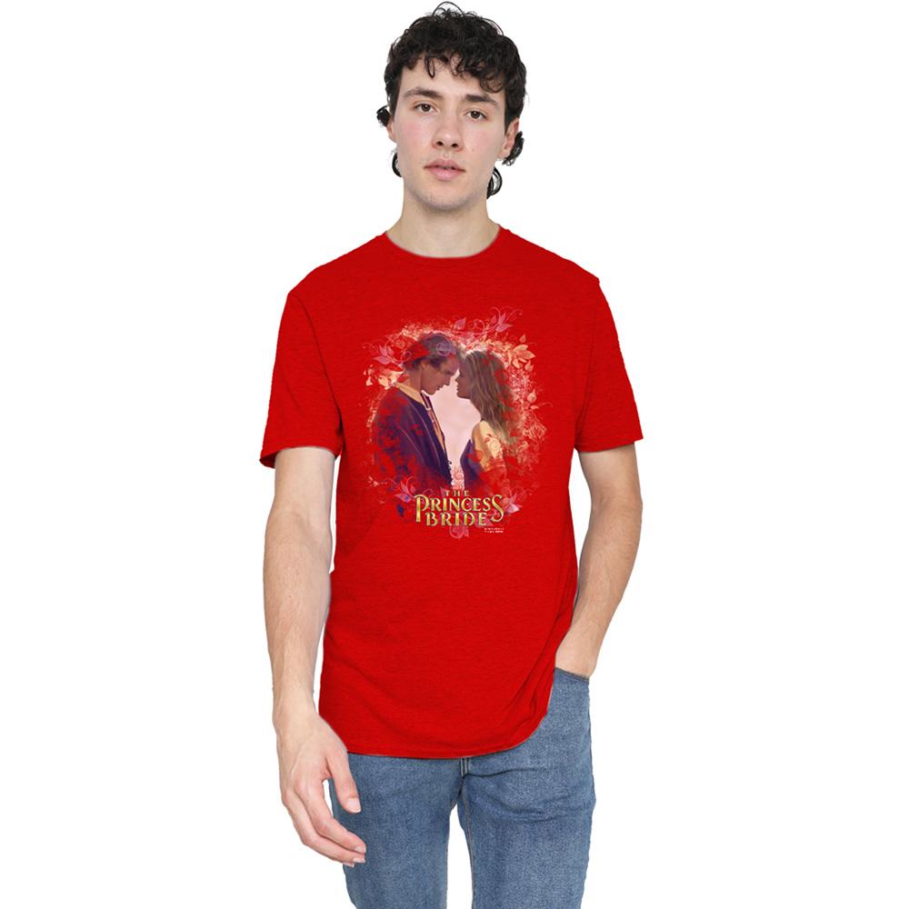 Red - Back - The Princess Bride Unisex Adult Swords Heather T-Shirt