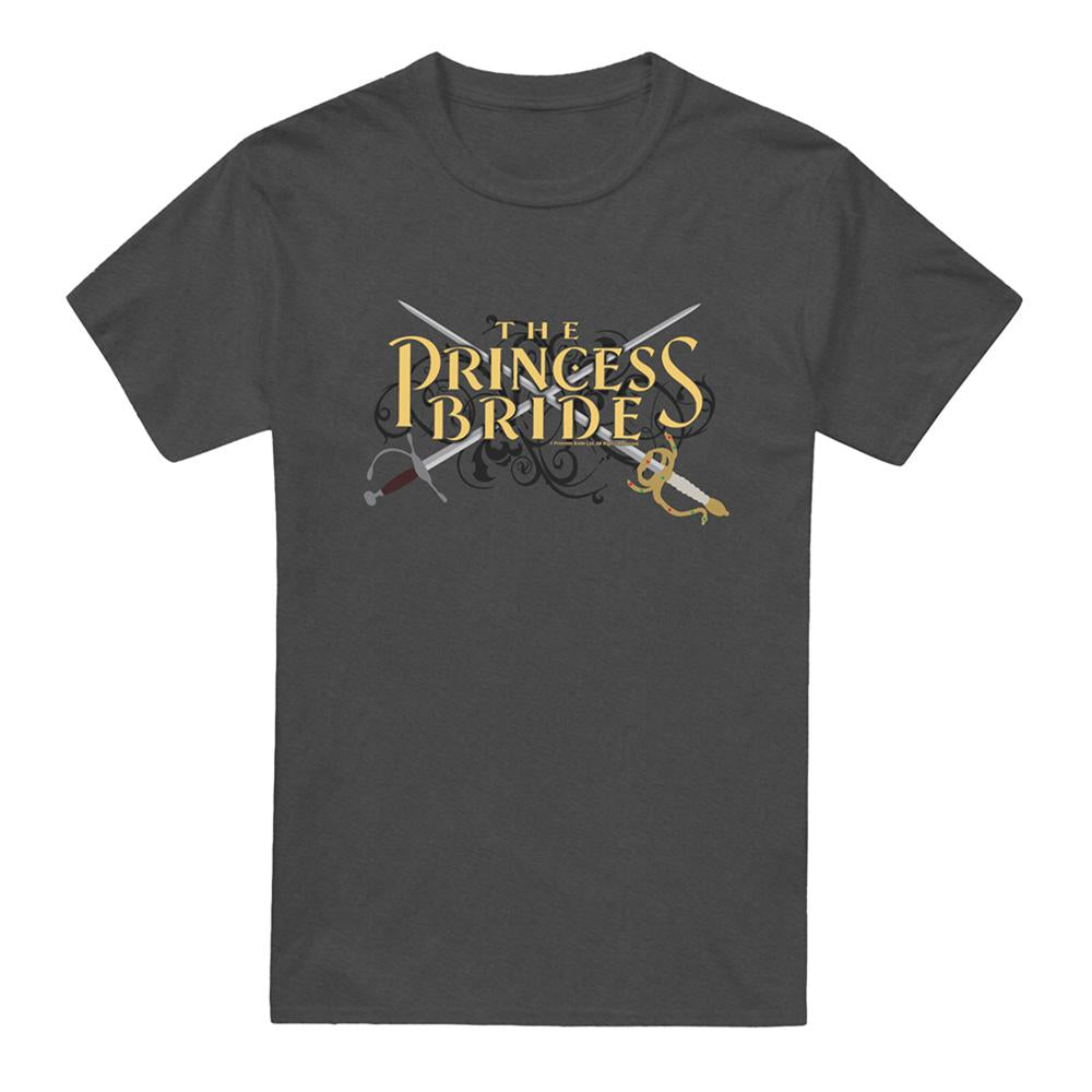 Charcoal - Front - The Princess Bride Unisex Adult Swords Heather T-Shirt