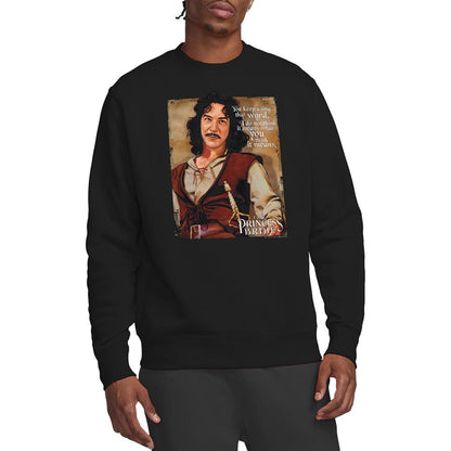 Black - Back - The Princess Bride Unisex Adult You Keep Using That Word Sweatshirt