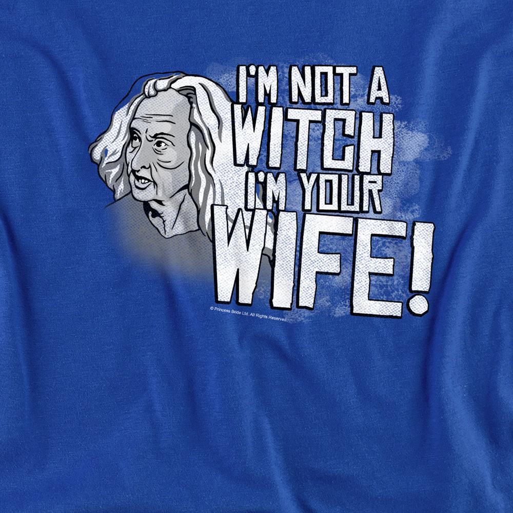 Royal Blue - Side - The Princess Bride Unisex Adult Not A Witch Sweatshirt