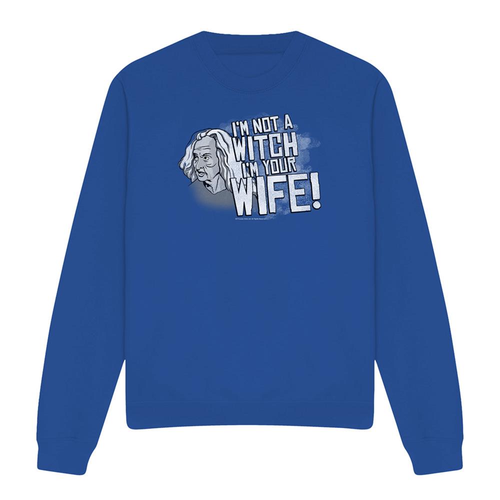Royal Blue - Front - The Princess Bride Unisex Adult Not A Witch Sweatshirt