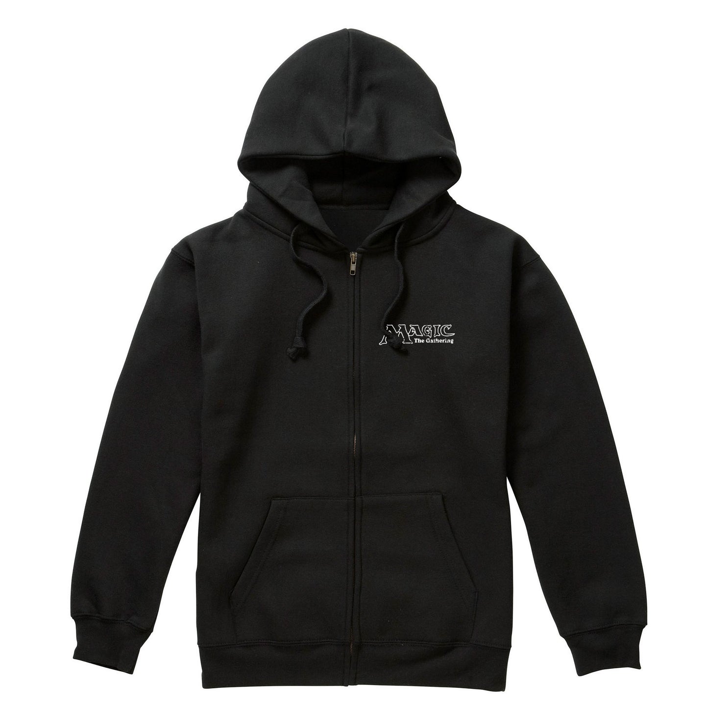 Black - Front - Magic The Gathering Mens Mana Wheel Retro Full Zip Hoodie