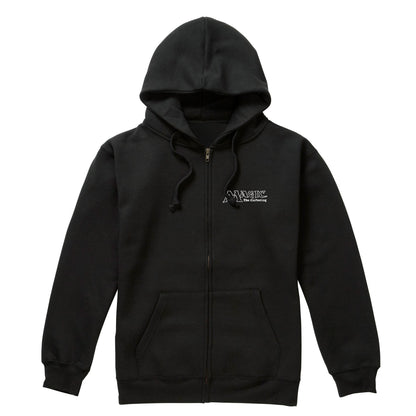 Black - Front - Magic The Gathering Mens Mana Wheel Retro Full Zip Hoodie