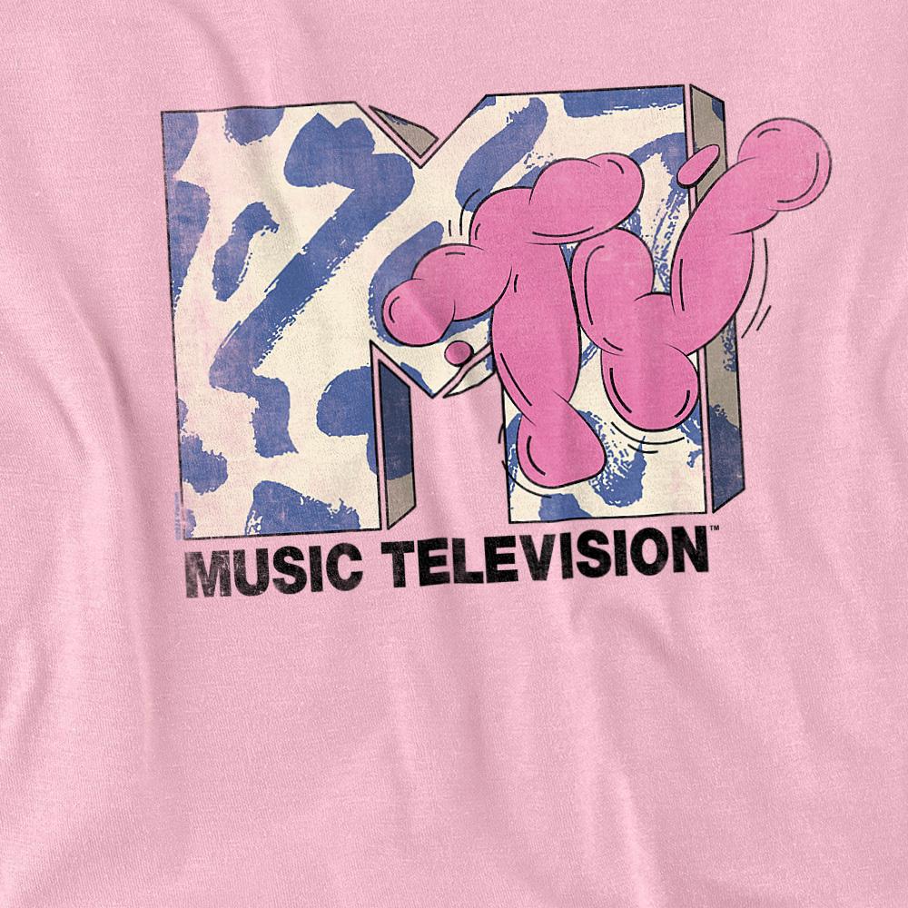 Pink - Back - MTV Unisex Adult Bubble T-Shirt
