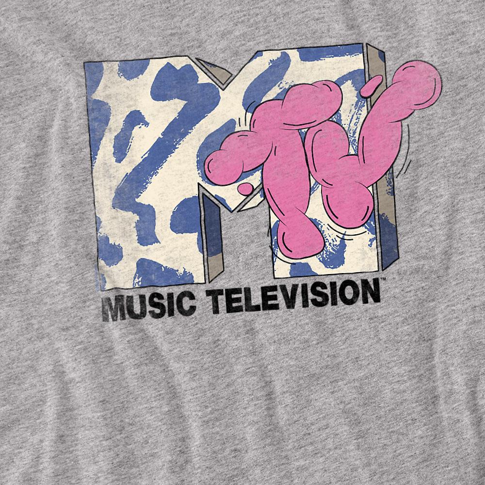 Athletic Heather - Back - MTV Unisex Adult Bubble T-Shirt