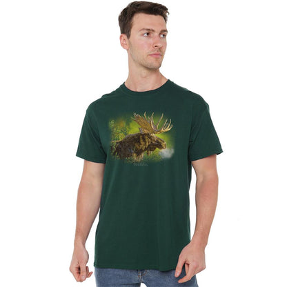 Hunter Green - Lifestyle - Wildlife Unisex Adult Crisp Fall Morning T-Shirt
