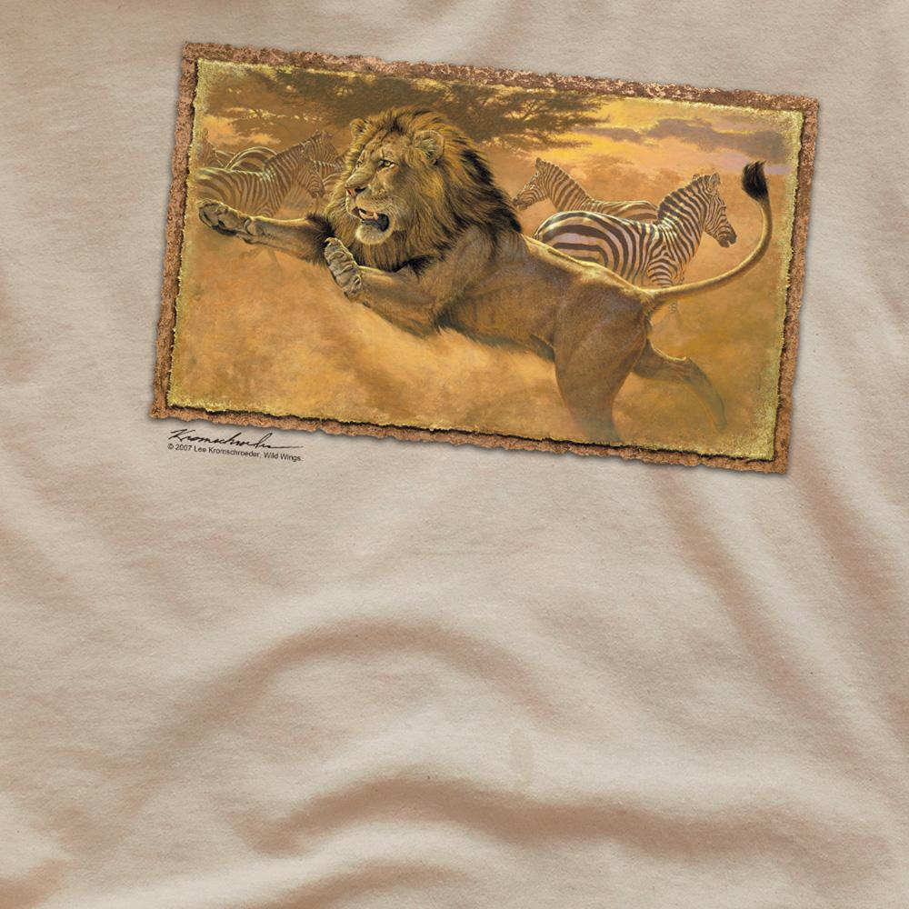 Sand - Side - Wildlife Unisex Adult The Rush T-Shirt