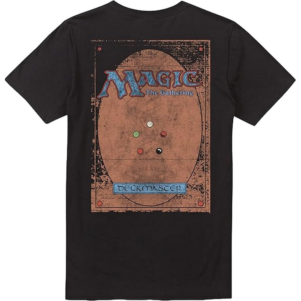 Black - Back - Magic The Gathering Mens Retro Card T-Shirt