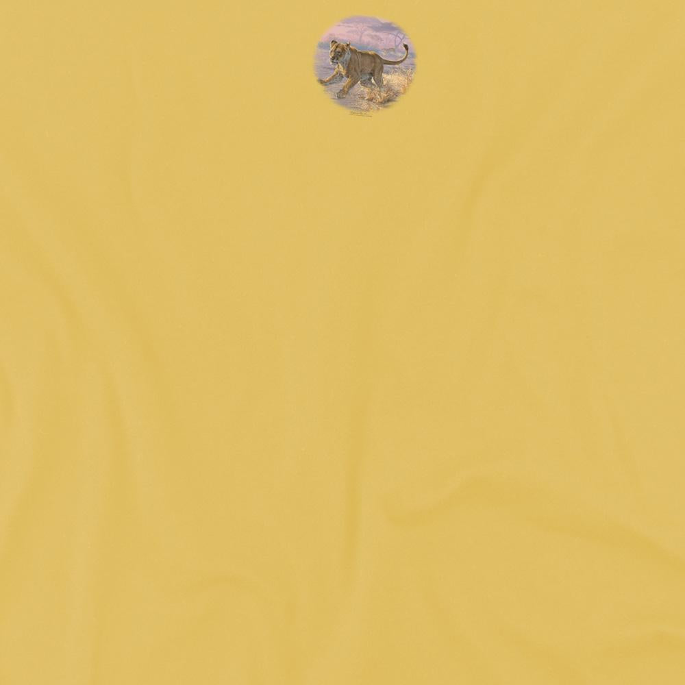 Banana Yellow - Side - Wildlife Unisex Adult Pandemonium T-Shirt