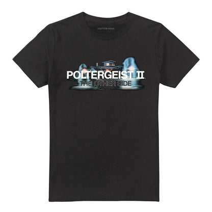 Black - Front - Poltergeist Unisex Adult Logo T-Shirt