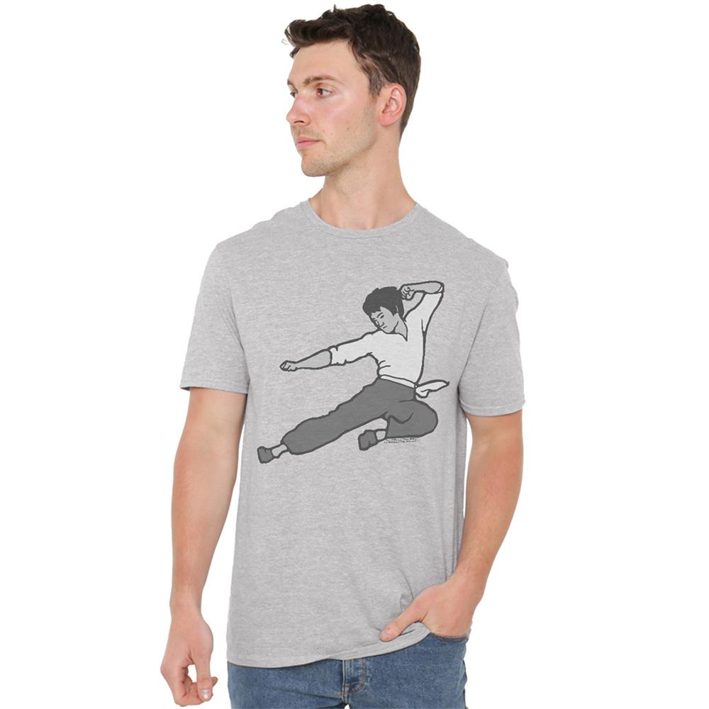 Athletic Heather - Lifestyle - Bruce Lee Unisex Adult The Signature Move T-Shirt