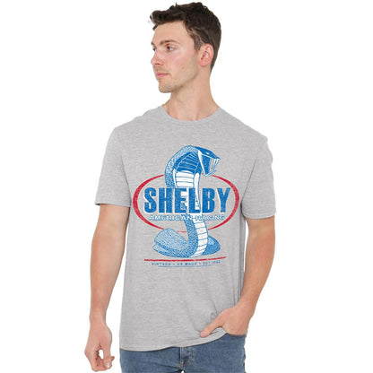 Athletic Heather - Lifestyle - Carroll Shelby Unisex Adult American Racing T-Shirt