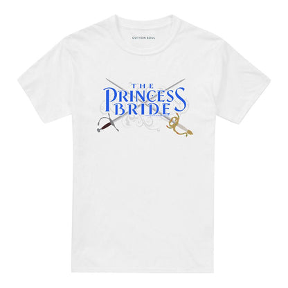 White - Front - The Princess Bride Unisex Adult Swords T-Shirt