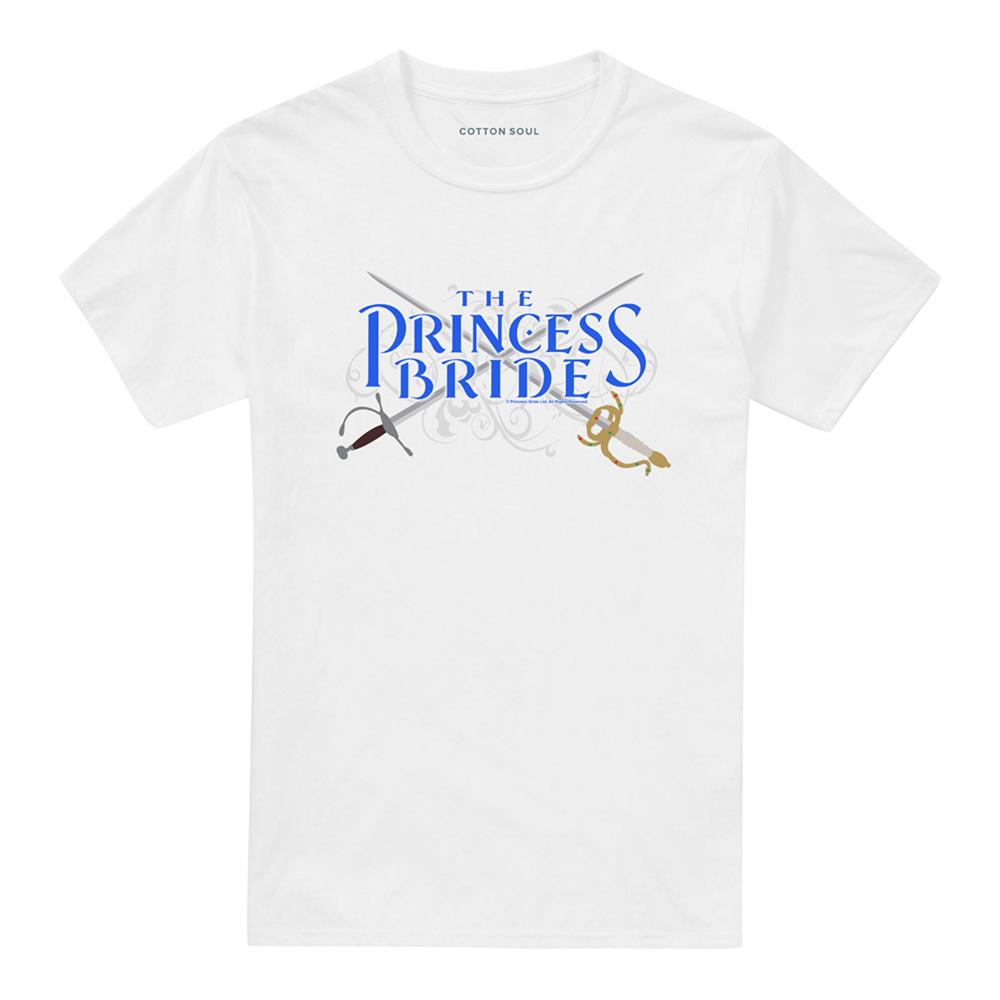White - Front - The Princess Bride Unisex Adult Swords T-Shirt