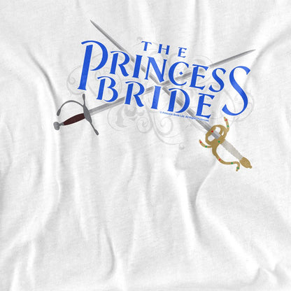 White - Side - The Princess Bride Unisex Adult Swords T-Shirt