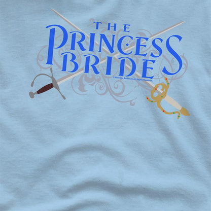 Light Blue - Side - The Princess Bride Unisex Adult Swords T-Shirt