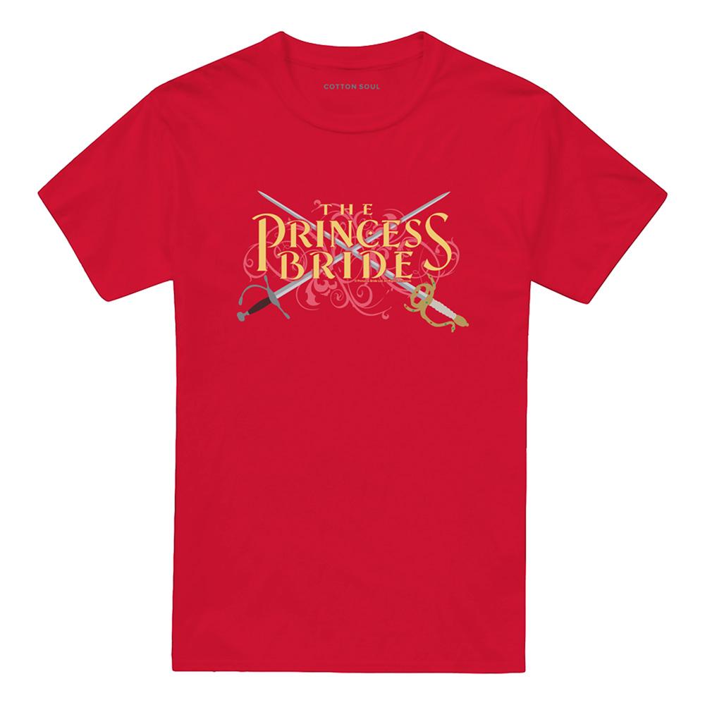 Red - Front - The Princess Bride Unisex Adult Swords T-Shirt