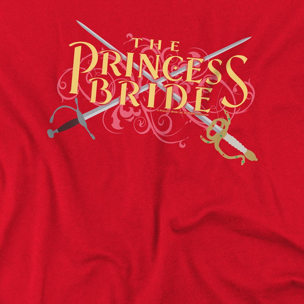 Red - Side - The Princess Bride Unisex Adult Swords T-Shirt