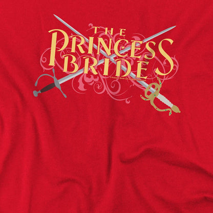 Red - Side - The Princess Bride Unisex Adult Swords T-Shirt